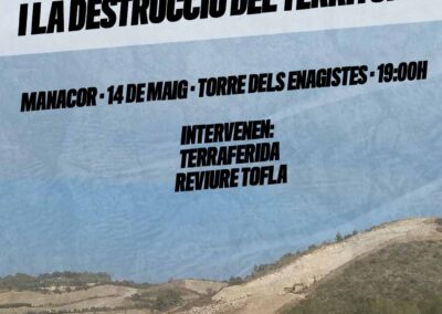14 de maig | Xerrada “El Puig d’en Mora i la destrucció del territori”